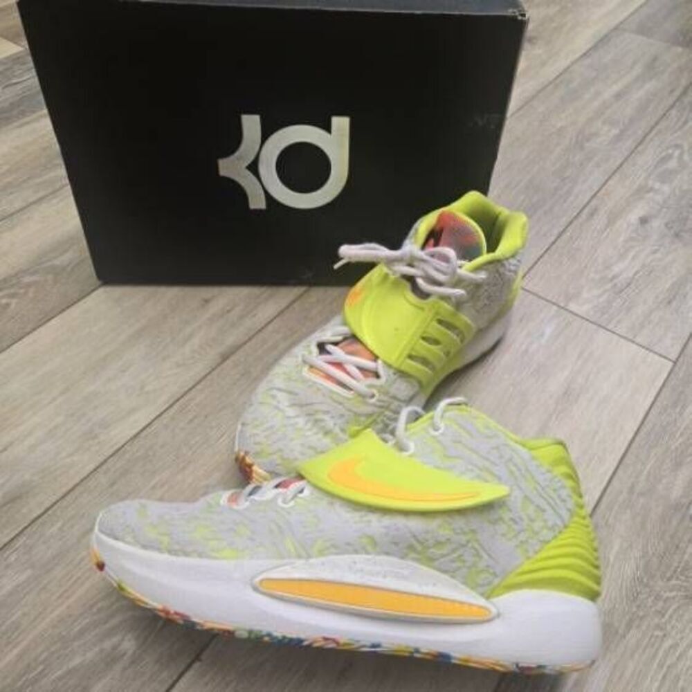 Nike KD Kevin Durant White Cyber University mens 9 wmns 10.5 basketball sneakers